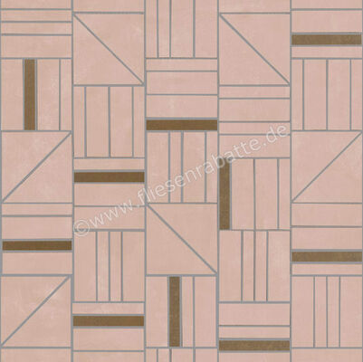  Ragno Resina Rosa 40x43 cm Mosaik Forme Matt Eben Naturale R7LL | 505948