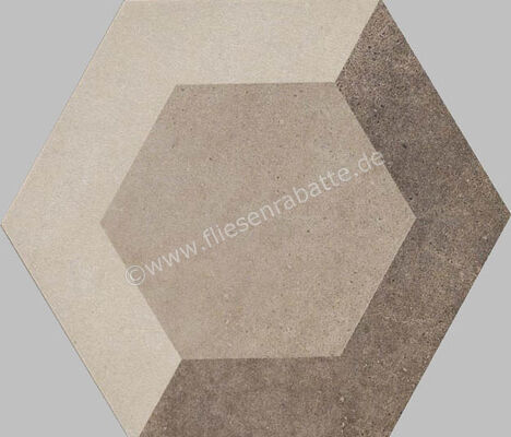  Ragno Rewind Geometrico Caldi 18.2x21 cm Bodenfliese / Wandfliese Decoro Matt Eben Naturale R4DU | 506404