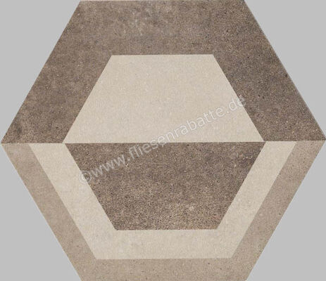  Ragno Rewind Multicolor 18.2x21 cm Bodenfliese / Wandfliese Decoro Geometrico Caldi Matt Eben Naturale R4DU | 506407