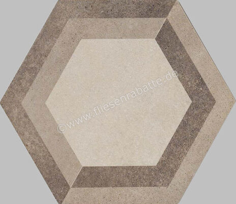  Ragno Rewind Geometrico Caldi 18.2x21 cm Bodenfliese / Wandfliese Decoro Matt Eben Naturale R4DU | 506410