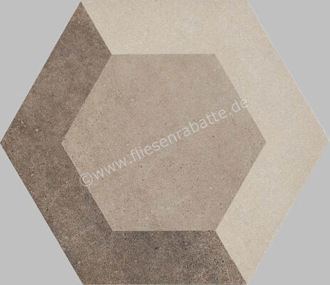  Ragno Rewind Multicolor 18.2x21 cm Bodenfliese / Wandfliese Decoro Geometrico Caldi Matt Eben Naturale R4DU | 506419