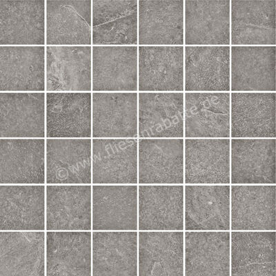 Ragno Realstone_Slate Iron 30x30 cm Mosaik 5x5 Matt Strukturiert Naturale R6GV | 506752