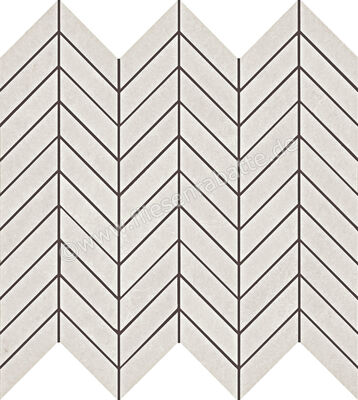 Ragno Realstone_Slate Ice 37x41 cm Mosaik Freccia Matt Strukturiert Naturale R6GC | 506773