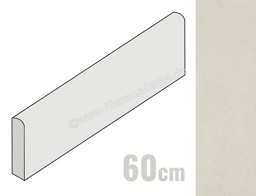  Ragno Replace Bianco 7x60 cm Sockel Matt Eben Naturale R5ND | 508537