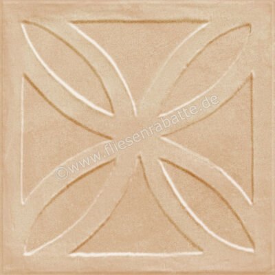  Ragno Amuri Biscotto 20x20 cm Wandfliese Struttura 3D Gelosia Matt Strukturiert Naturale RC7G | 509116