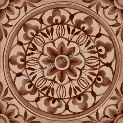  Ragno Amuri Cotto 20x20 cm Dekor Pizzo Matt Eben Naturale RC7T | 509257
