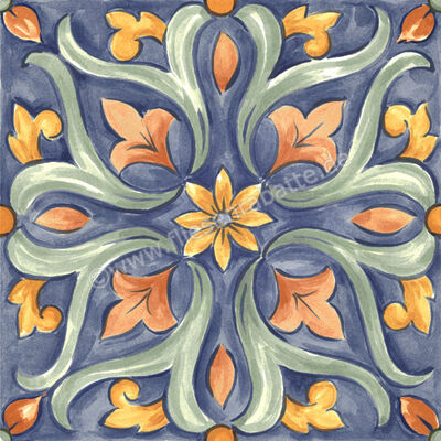 Ragno Amuri Maiolica Tappeto 4 20x20 cm Dekor Glänzend Eben Naturale RC8K | 509428