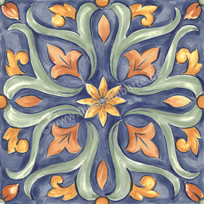  Ragno Amuri Maiolica Tappeto 4 20x20 cm Dekor Glänzend Eben Naturale RC8K | 509431