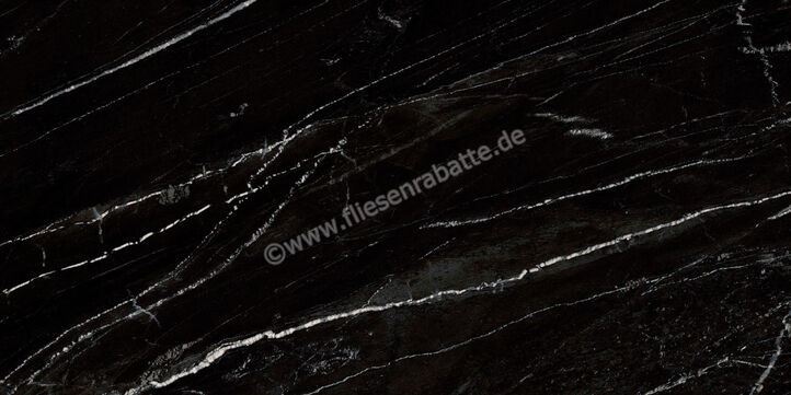  Ragno Incanto Sky Black 60x120 cm Bodenfliese / Wandfliese Glänzend Eben Glossy R8SC | 514369