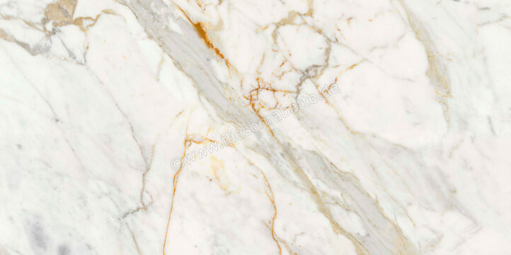  Ragno Incanto Calacatta Michelangelo 60x120 cm Bodenfliese / Wandfliese Glänzend Eben Glossy R8RW | 514516