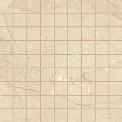  Ragno Incanto Beige Alicante 30x30 cm Mosaik 3x3 Glänzend Eben Glossy RANY | 514975