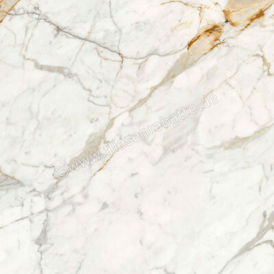  Ragno Incanto Calacatta Michelangelo 120x120 cm Bodenfliese / Wandfliese Glänzend Eben Glossy R8NS | 515026