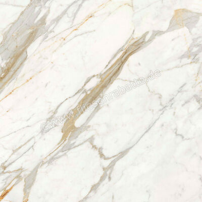  Ragno Incanto Calacatta Michelangelo 120x120 cm Bodenfliese / Wandfliese Glänzend Eben Glossy R8NS | 515056