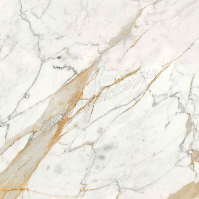  Ragno Incanto Calacatta Michelangelo 120x120 cm Bodenfliese / Wandfliese Glänzend Eben Glossy R8NS | 515062