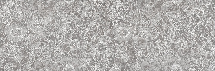  Ragno Richmond Silver 33x100 cm Wandfliese Decoro New Age Silver Touch Matt Eben Naturale RAD1 | 515470