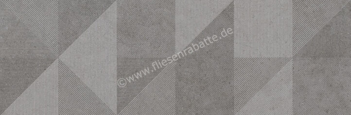  Ragno Richmond Silver 33x100 cm Wandfliese Decoro Geo Silver Touch Matt Eben Naturale RADG | 515512