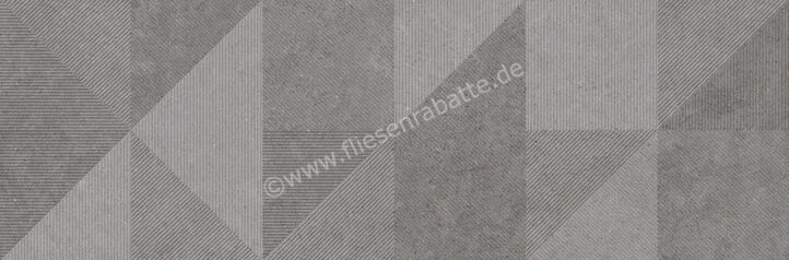  Ragno Richmond Silver 33x100 cm Wandfliese Decoro Geo Silver Touch Matt Eben Naturale RADG | 515518