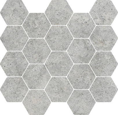  Ragno Richmond Silver 30.3x30.3 cm Mosaik Matt Eben Naturale RC4G | 516295