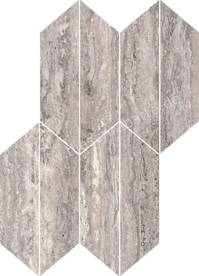 Ragno Realstone_Travertino Vein Titanio 29.4x40.7 cm Mosaik Losanga Matt Eben Naturale RCLA | 518245