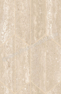 Ragno Realstone_Travertino Vein Beige 29.4x40.7 cm Mosaik Losanga Matt Eben Naturale RCLC | 518248