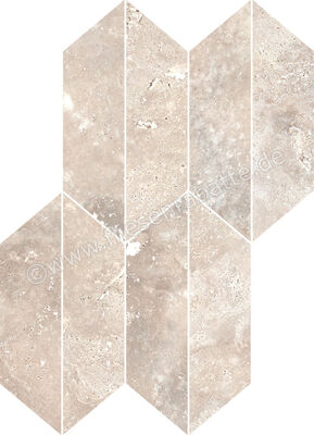  Ragno Realstone_Travertino Cross Beige 29.4x40.7 cm Mosaik Losanga Matt Eben Naturale RCLG | 518275