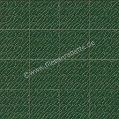  Ragno Sol Verde 15x15 cm Wandfliese Struttura Piuma Glänzend Strukturiert Naturale R9QZ | 518719