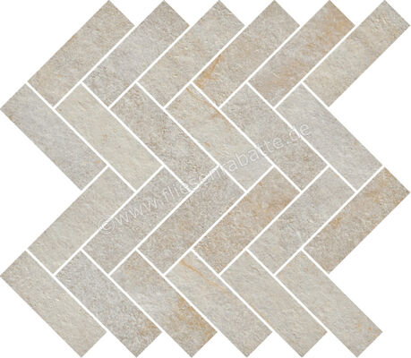  Ragno Stoneway_Ardesia Bianco 30x36 cm Mosaik Freccia Matt Strukturiert Naturale R5VX | 518881
