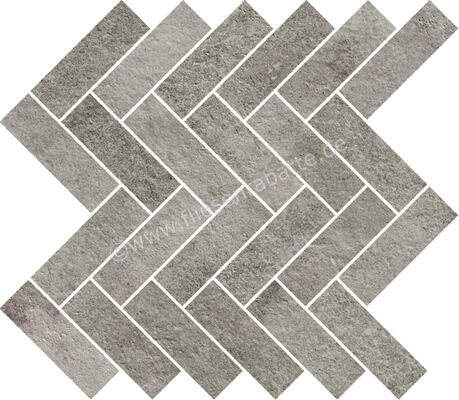  Ragno Stoneway_Ardesia Grigio 30x36 cm Mosaik Freccia Matt Strukturiert Naturale R5VY | 518884