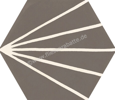  Ragno Stratford Dark Grey 18.2x21 cm Bodenfliese / Wandfliese Decoro Tratto Matt Eben Naturale R8YR | 520453