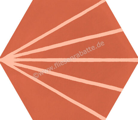  Ragno Stratford Red 18.2x21 cm Bodenfliese / Wandfliese Decoro Tratto Matt Eben Naturale R8YS | 520465