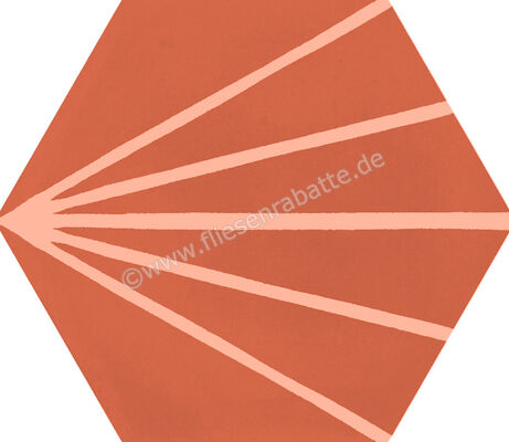  Ragno Stratford Red 18.2x21 cm Bodenfliese / Wandfliese Decoro Tratto Matt Eben Naturale R8YS | 520471
