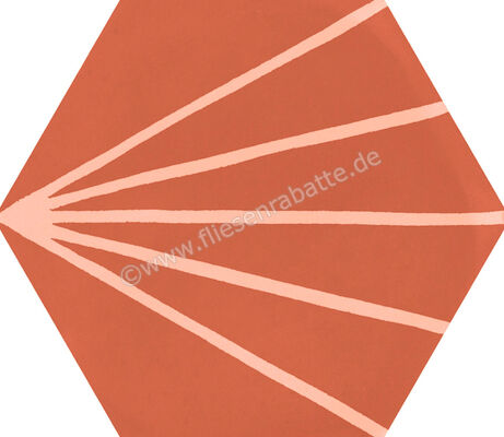  Ragno Stratford Red 18.2x21 cm Bodenfliese / Wandfliese Decoro Tratto Matt Eben Naturale R8YS | 520474