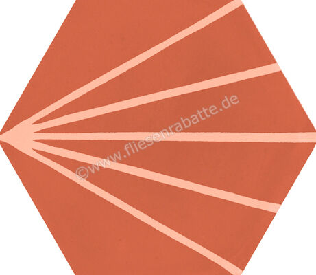  Ragno Stratford Red 18.2x21 cm Bodenfliese / Wandfliese Decoro Tratto Matt Eben Naturale R8YS | 520477