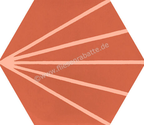  Ragno Stratford Red 18.2x21 cm Bodenfliese / Wandfliese Decoro Tratto Matt Eben Naturale R8YS | 520483