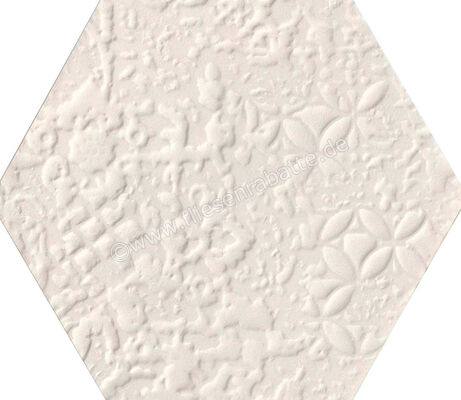  Ragno Stratford White 18.2x21 cm Wandfliese Struttura Crochet 3D Matt Eben Naturale R92A | 520555