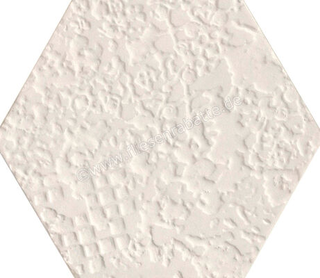  Ragno Stratford White 18.2x21 cm Wandfliese Struttura Crochet 3D Matt Eben Naturale R92A | 520564