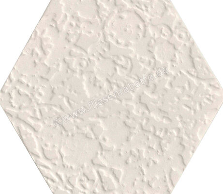  Ragno Stratford White 18.2x21 cm Wandfliese Struttura Crochet 3D Matt Eben Naturale R92A | 520567