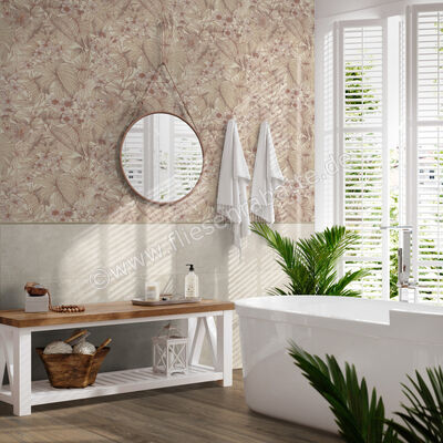  Ragno Stratford Wall Mehrfarbig 40x120 cm Wandfliese Decoro Paradise Set Red Matt Eben Naturale RCPD | 521074