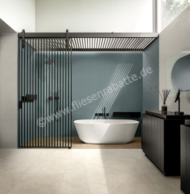  Ragno Vida Azzurro 30x90 cm Wandfliese Struttura Foglia 3D Matt Strukturiert Naturale RA6R | 521638