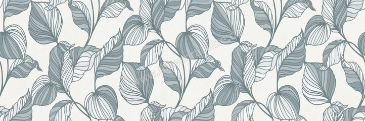  Ragno Vida Azzurro 30x90 cm Wandfliese Decoro Edera Touch Matt Eben Naturale RA6Y | 521650