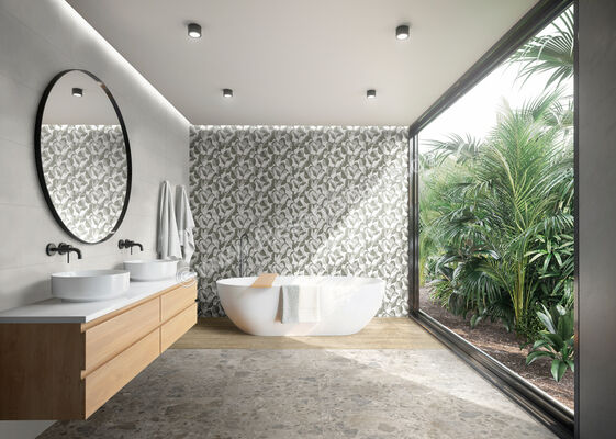  Ragno Vida Verde 30x90 cm Wandfliese Decoro Edera Touch Matt Eben Naturale RA79 | 521659
