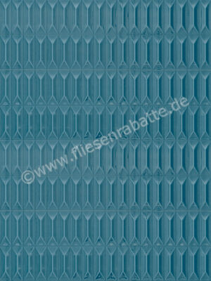  Ragno Lucida Ocean 30x90 cm Wandfliese Struttura 3D Glänzend Strukturiert Naturale RCRE | 521716