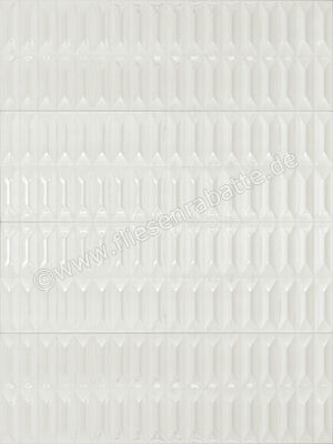  Ragno Lucida Ice 30x90 cm Wandfliese Struttura 3D Glänzend Strukturiert Naturale RCRF | 521722
