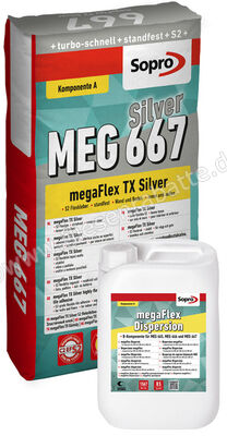  Sopro Bauchemie MEG 667 megaFlex TX Silver Komponente A 7766725 | 521866