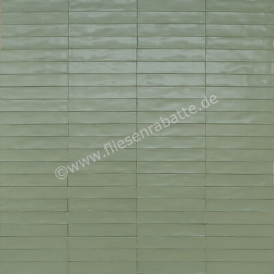  Ragno Wish Green 5.3x30 cm Wandfliese Matt Strukturiert Semimatt RCGF | 523369