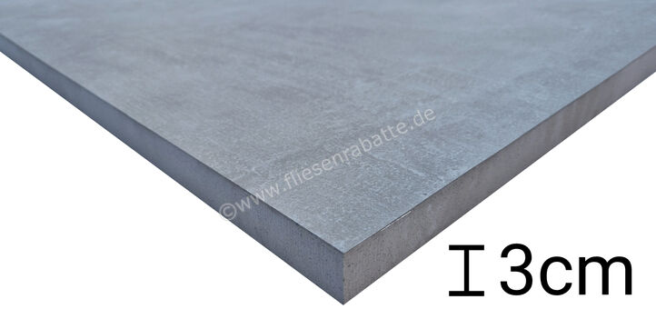  ceramicvision Athena Beton Outdoor Grau 80x80x3 cm Terrassenplatte 3cm Matt Strukturiert Naturale 18500212 | 525091