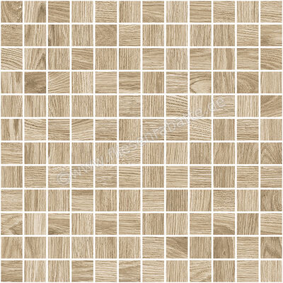  Monocibec Ashley Larix 30x30 cm Mosaik Mosaico Su Foglio 2,5x2,5 Matt Eben Naturale 130190 | 525628