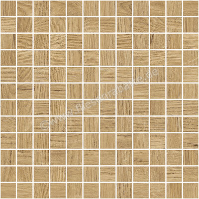  Monocibec Ashley Nature 30x30 cm Mosaik Mosaico Su Foglio 2,5x2,5 Matt Eben Naturale 130191 | 525631