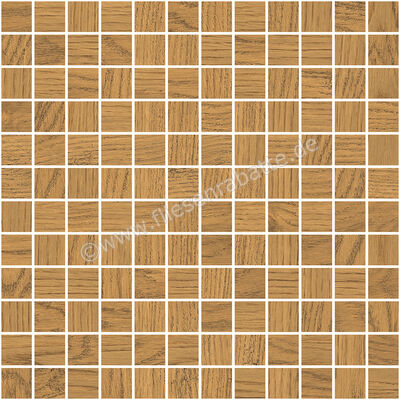 Monocibec Ashley Caramel 30x30 cm Mosaik Mosaico Su Foglio 2,5x2,5 Matt Eben Naturale 135057 | 525691