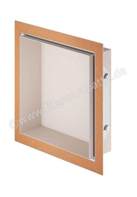  Schlüter Systems DESIGN-NICHE Nische Rahmen höhenverstellbar 3-55mm B x H x T (mm) = 298 x 298 x 91,5 Alu farbig beschichtet TSI - Strukturbeschichtet Elfenbein Höhe: 298 mm Breite: 298 mm DN1TSI | 532335